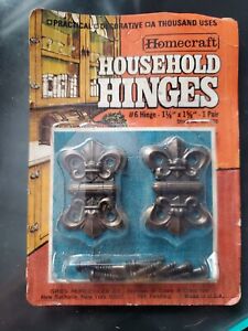 Vintage Homecraft Household Hinges Packs 6 1 1 8 X 1 5 8 1pair 2 Hinges 