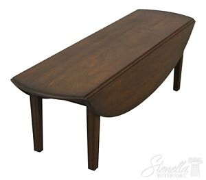 59475ec Kittinger T 342 Chippendale Mahogany Drop Leaf Coffee Table