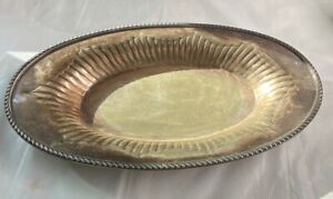 Poole Silver Company Vintage Tray Epns 1004 Hand Chased