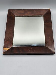 Antique 1850 S Wood Framed Wall Mirror 9 75 X 11 5 Emily Horne Earlham College