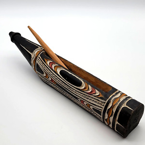 Vintage Papua New Guinea Hand Carved Ceremonial Garamut Slit Drum