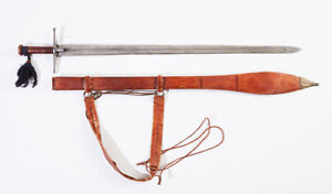 Around 20th C Antiques Sudanese Kaskara Short Sword Arabic Islamic African Knife