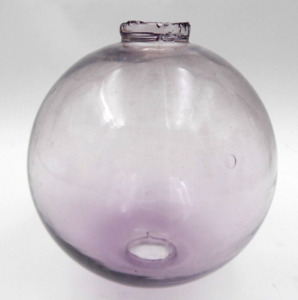 Antique Amethyst Colored Round Smooth Glass Lightning Rod Ball For Lightning Rod