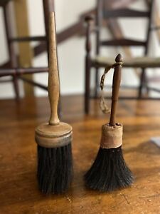 Pair Of Antique Primitive Shaker Brushes