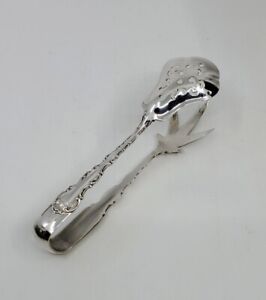 Gorham Sterling Silver Strasbourg Claw Ice Tongs No Mono
