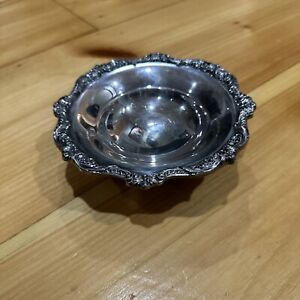 1930s Poole Silver Co Candy Bowl Pattern Is Old English Epns 5005 Nut Dish