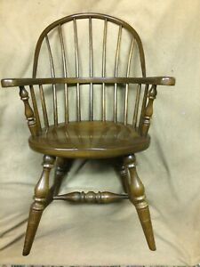 Frederick Duckloe Small Salesman Sample Size Windsor Loop Back Arm Chair