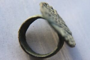 Rare Ancient Greek Bronze Finger Ring 3 2nd Century Bc