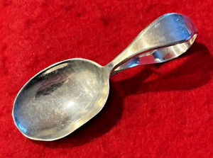 Webster Sterling Silver 3 3 8 Curved Handle Baby Feeding Spoon No Monogram