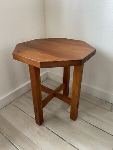 Vtg Stickley Side Table 1990s Mission Style Solid Wood
