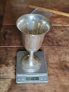 Vintage Newport Solid Sterling Silver 6 5 8 Water Wine Goblet 16352 No Mono