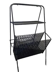 Mcm Magazine Telephone Stand Mesh Perforated Metal Wire Table Mategot Style