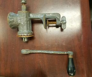 Vintage Simmons Keen Kutter Meat Grinder Country Kitchen Tool Food Chopper