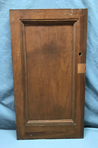 Single Vintage Natural Wood Cupboard Door 16x29 Cabinet Kitchen Old 648 24b