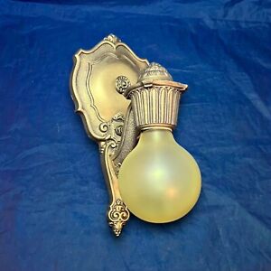 Single Antique Riddle Sconce Nice Rewired 142f