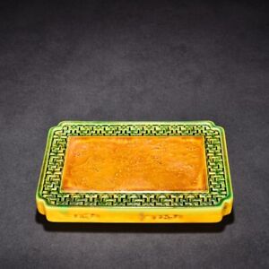 8 4 China Antique Ming Dynasty Hongzhi Mark Porcelain Phoenix Pattern Tea Tray