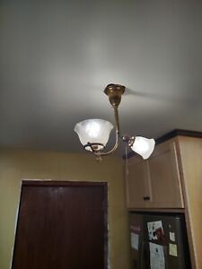 Antique Victorian Ceiling Light Fixture