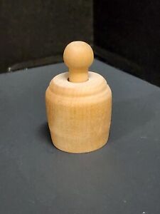 Vintage Wooden Mini Butter Stamp Mold Cookie Press Heart Kitchen Tool Design
