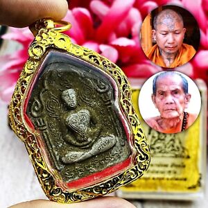 Khunpaen Ash Attract Love Sex Charming Lust Lp Udomsap Be2561 Thai Amulet 17132