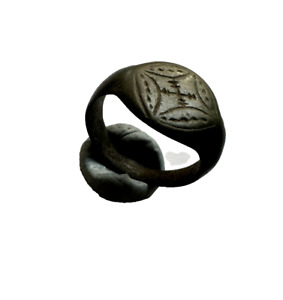 Ancient Byzantine Bronze Ring 33