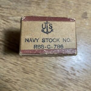 Vintage Pocket Card Type Magnetic Compass Us Navy Stock No R88 C 786