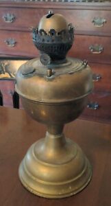 Antique Brass Kerosene Oil Lamp American Country Lighting