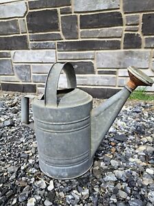 Vintage 1 5 Gallon Galvenized Watering Can