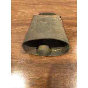 Antique Primitive Hand Forged Metal Rodeo Cowboy Bull Cow Bell