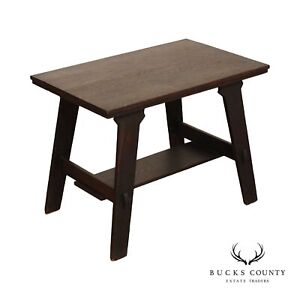 Lestershire Furniture Co Mission Oak Library Table