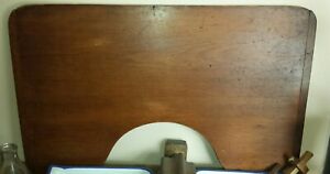 Antique Lovely Patina Xlg Bread Board Table Top Pastry Cookie Board W Baker Ends