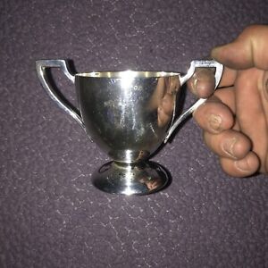 Antique Hotelware Benedict Silverplate Indestructo 1192 Sugar Creamer Trophy Cup