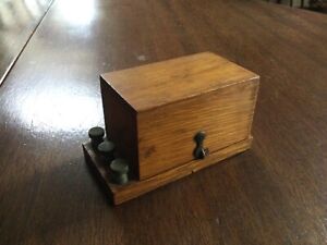 Antique Early Electric Automatic Drop Relay For Alarms And Bells