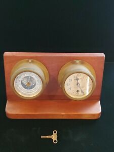 Chelsea Ship S Clock Barometer Set Sold By Chas C Hutchinson Boston