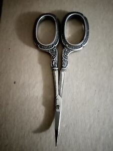 Antique Birks Sterling Silver Manicure Scissors Pre 1930