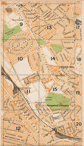 London Nw Cricklewood West Hampstead Golder S Green Child S Hill 1935 Map