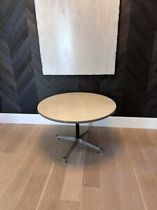 Eames Herman Miller Contract Base Coffee Table Vguc White Formica Top