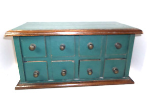 Vintage 8 Drawer Apothecary Cabinet