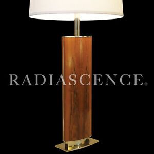 Xxl Laurel Brass Rosewood Modern Atomic Space Age Table Lamp 60 S Eames Lounger