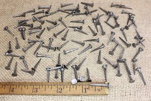 3 4 Square Nails 100 Quantity Round Small Flat Head Brads Vintage Antique Style
