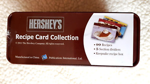 Hershey S Recipe Card Collection Including Tin Box New Unopened 