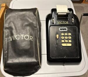 Vintage Victor Adding Machine Model 760 With Cover