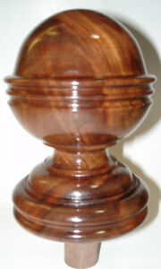 Wood Finial Unfinished For Newel Post Finial Or Cap 22