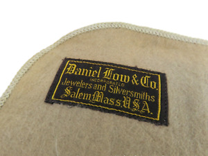Daniel Low Co Anti Tarnish Cloth Silver Dessert Knives Storage Bag 10 X 7 1 2
