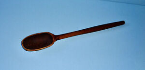 Antique Primitive Hand Carved Wooden Spoon Kitchen Stirring Cooking Tool Aafa
