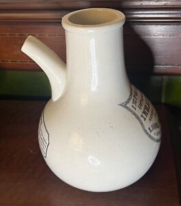 Old Improved Earthenware Inhaler S Maw Sons Victorian London England Original