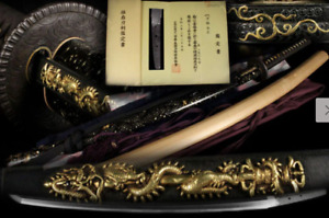 Japanese Sword Tachi 63 3cm Fuyuhiro Muromachi Era 1300s W Certificate