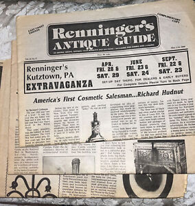 Vintage Collectible Renninger S Antique Guide Newspapers