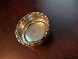 Vintage Sterling Silver Footed Candy Nut Dish Antique Small Bowl