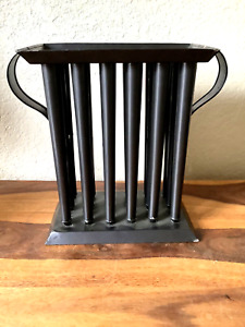 Vintage Rare 18 Taper Tin Wrought Iron Candle Mold With Handles