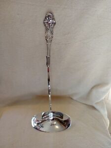 Vintage Towle Silverplate Large Punch Bowl Ladle Twisted Stem